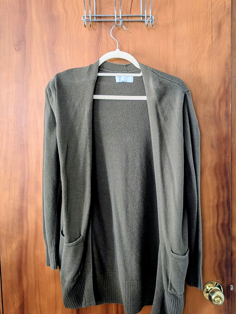 Old navy Olive Open-Front Knit Cardigan